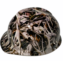 Load image into Gallery viewer, Hydro Dipped MSA Cap Style VGuard Hard Hat White Bonz Camo High Gloss
