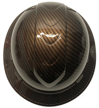 Load image into Gallery viewer, Hydro Dipped Hard Hat Ridgeline Full Brim Copper Metallic Carbon Fiber
