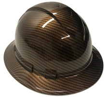 Load image into Gallery viewer, Hydro Dipped Hard Hat Ridgeline Full Brim Copper Metallic Carbon Fiber

