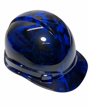 Load image into Gallery viewer, Hydro Dipped Hard Hat Ridgeline Vented Cap Style Custom Blue Fantasy Girls
