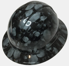 Load image into Gallery viewer, Hydro Dipped Hard Hat Ridgeline Full Brim Custom Slate Gray Skulls
