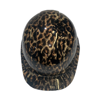 Load image into Gallery viewer, Hydro Dipped Custom Hard Hat Ridgeline Cap Style Cheetah Graffiti
