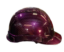 Load image into Gallery viewer, Hydro Dipped Carbon Fiber Kandy Purple Hard Hat Ridgeline Vented Cap Style
