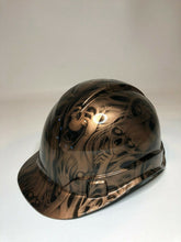 Load image into Gallery viewer, Custom Hydro Dipped Hard Hat Ridgeline Cap Style Copper Metallic No Evil Skulls
