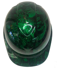 Load image into Gallery viewer, Custom Hydro Dipped Hard Hat Ridgeline Cap Style Kandy Green Gambler
