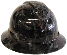 Load image into Gallery viewer, Hydro Dipped Hard Hat High Gloss Full Brim Grey Turbos &amp; Pistons
