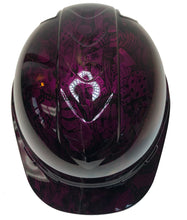 Load image into Gallery viewer, Custom Hydro Dipped Hard Hat Ridgeline Cap Style Kandy Purple Gambler
