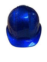 Load image into Gallery viewer, Hydro Dipped Hard Hat Ridgeline Full Brim Custom Kandy Blue Bandana
