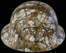 Load image into Gallery viewer, Hydro Dipped Hard Hat Ridgeline Full Brim Custom White Vista Camo
