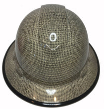 Load image into Gallery viewer, Hydro Dipped Hard Hat Ridgeline Full Brim Custom Burlap
