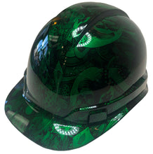 Load image into Gallery viewer, Custom Hydro Dipped Hard Hat Ridgeline Cap Style Kandy Green Gambler
