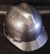 Load image into Gallery viewer, Hydro Dipped Hard Hat MSA Cap Style Carbon Fiber
