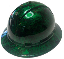 Load image into Gallery viewer, Hydro Dipped Hard Hat Ridgeline Full Brim Custom Green Kandy Gambler
