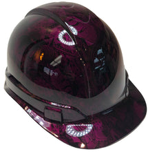 Load image into Gallery viewer, Custom Hydro Dipped Hard Hat Ridgeline Cap Style Kandy Purple Gambler

