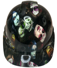 Load image into Gallery viewer, Custom Hydro Dipped Hard Hat Ridgeline Cap Style Day Of The Dead Sugar Skulls
