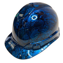 Load image into Gallery viewer, Custom Hydro Dipped Hard Hat Ridgeline Cap Style Kandy Light Blue Gambler
