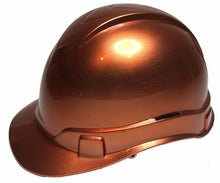 Load image into Gallery viewer, Custom Painted Hard Hat Ridgeline Cap Style Rose Gold
