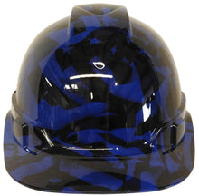 Load image into Gallery viewer, Hydro Dipped Hard Hat Ridgeline Cap Style Custom Dark Blue Midnight Flags
