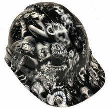 Load image into Gallery viewer, Hydro Dipped Hard Hat Ridgeline Cap Style Custom White Chicana
