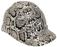 Load image into Gallery viewer, Hydro Dipped Hard Hat Ridgeline Cap Style Custom White Snakeskin
