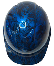 Load image into Gallery viewer, Custom Hydro Dipped Hard Hat Ridgeline Cap Style Kandy Light Blue Gambler
