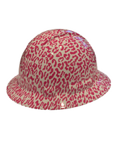 Load image into Gallery viewer, Hard Hat Ridgeline Full Brim Custom Hydro Dipped Pink Cheetah
