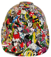 Load image into Gallery viewer, Hydro Dipped Hard Hat Ridgeline Cap Style Custom Sticker Bomb
