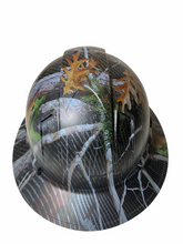 Load image into Gallery viewer, Hydro Dipped Hard Hat Ridgeline Full Brim Custom Carbon Fiber Vista Camo
