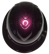 Load image into Gallery viewer, Hydro Dipped Custom Hard Hat Ridgeline Full Brim Wild Cherry Kandy Carbon Fiber
