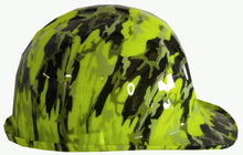 Load image into Gallery viewer, Hydro Dipped Hard Hat SL Series Hi-Vis Green Urban Camo
