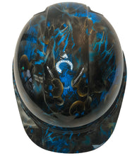 Load image into Gallery viewer, Custom Hydro Dipped Hard Hat Ridgeline Cap Style Blue Creeper
