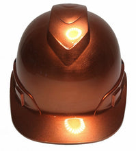 Load image into Gallery viewer, Custom Painted Hard Hat Ridgeline Cap Style Rose Gold

