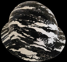 Load image into Gallery viewer, Hydro Dipped Hard Hat Ridgeline Full Brim Custom White Marble Splash
