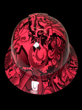 Load image into Gallery viewer, Hydro Dipped Hard Hat Ridgeline Full Brim Custom Pink Graffiti
