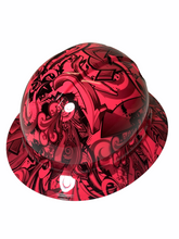 Load image into Gallery viewer, Hydro Dipped Hard Hat Ridgeline Full Brim Custom Pink Graffiti
