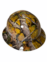 Load image into Gallery viewer, Hydro Dip Hard Hat Yellow Oak Vista Camo Pyramex Ridgeline Protective
