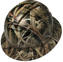 Load image into Gallery viewer, Hydro Dipped Hard Hat Ridgeline Full Brim Custom Blades Camo
