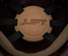 Load image into Gallery viewer, Custom Hydro Dipped Black and Orange Insanity Skulls Lift DAX Fifty 50 Carbon Fiber HDF50C-19OC  Full Brim Hard Hat
