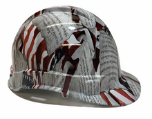 Load image into Gallery viewer, Custom White Amendments Hard Hat Ridgeline Cap Style
