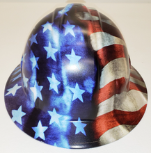 Load image into Gallery viewer, Hydro Dip Stars and Stripes SL Series Full Brim Hard Hat
