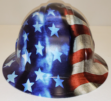 Load image into Gallery viewer, Hydro Dip Stars and Stripes SL Series Full Brim Hard Hat
