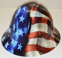 Load image into Gallery viewer, Hydro Dip Stars and Stripes SL Series Full Brim Hard Hat
