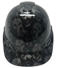 Load image into Gallery viewer, Custom Hydro Dipped Hard Hat Metallic Graphite Punisher Cap Style Ridgeline
