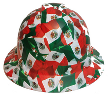 Load image into Gallery viewer, Hard Hat Ridgeline Full Brim Custom Mexico Flags
