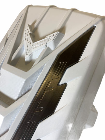 Custom Hydro Dipped 2020+ Corvette Engine Cover White