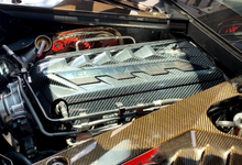 Load image into Gallery viewer, Custom Hydro Dipped 2020+ Corvette Engine Cover Sport Carbon Fiber
