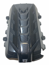 Load image into Gallery viewer, Custom Hydro Dipped 2020+ Corvette Engine Cover Sport Carbon Fiber w/black out
