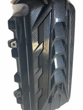 Load image into Gallery viewer, Custom Hydro Dipped 2020+ Corvette Engine Cover Sport Carbon Fiber w/black out
