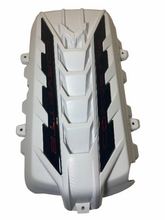 Load image into Gallery viewer, Custom Hydro Dipped 2020+ Corvette Engine Cover White With Corvette Red
